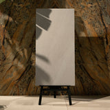 Burlington Crema porcelain tile in 60x120cm size featuring warm limestone crema tones, natural texture and durable 9mm thickness for floors and walls.