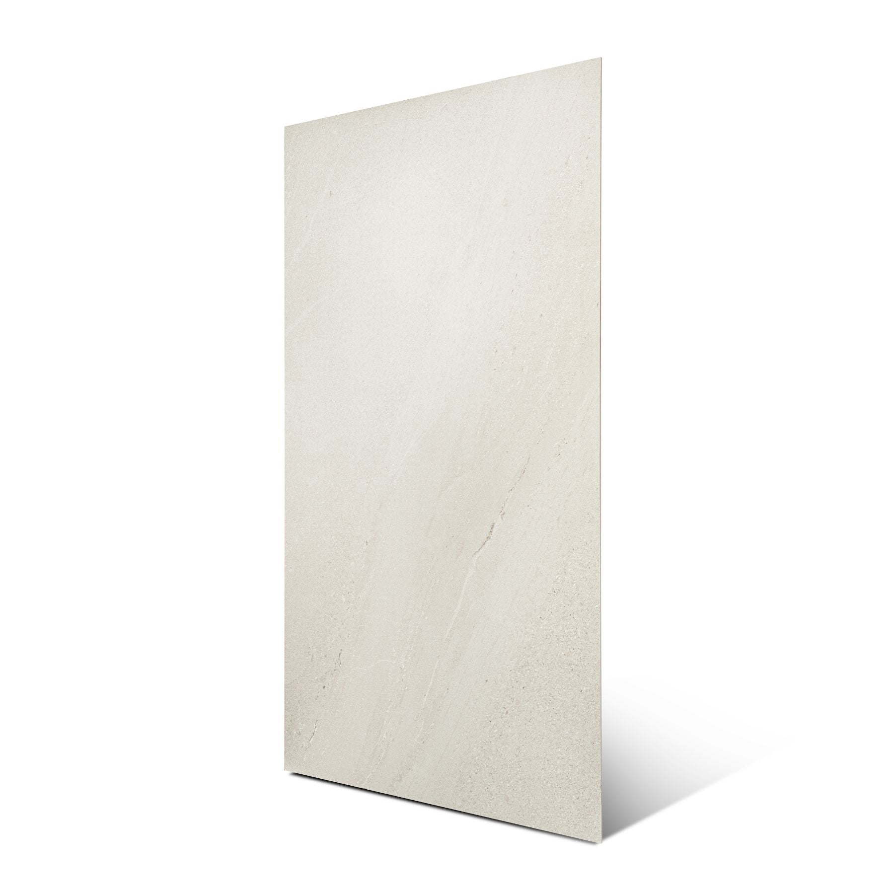 Burlington Crema porcelain tile in 60x120cm size featuring warm limestone crema tones, natural texture and durable 9mm thickness for floors and walls.