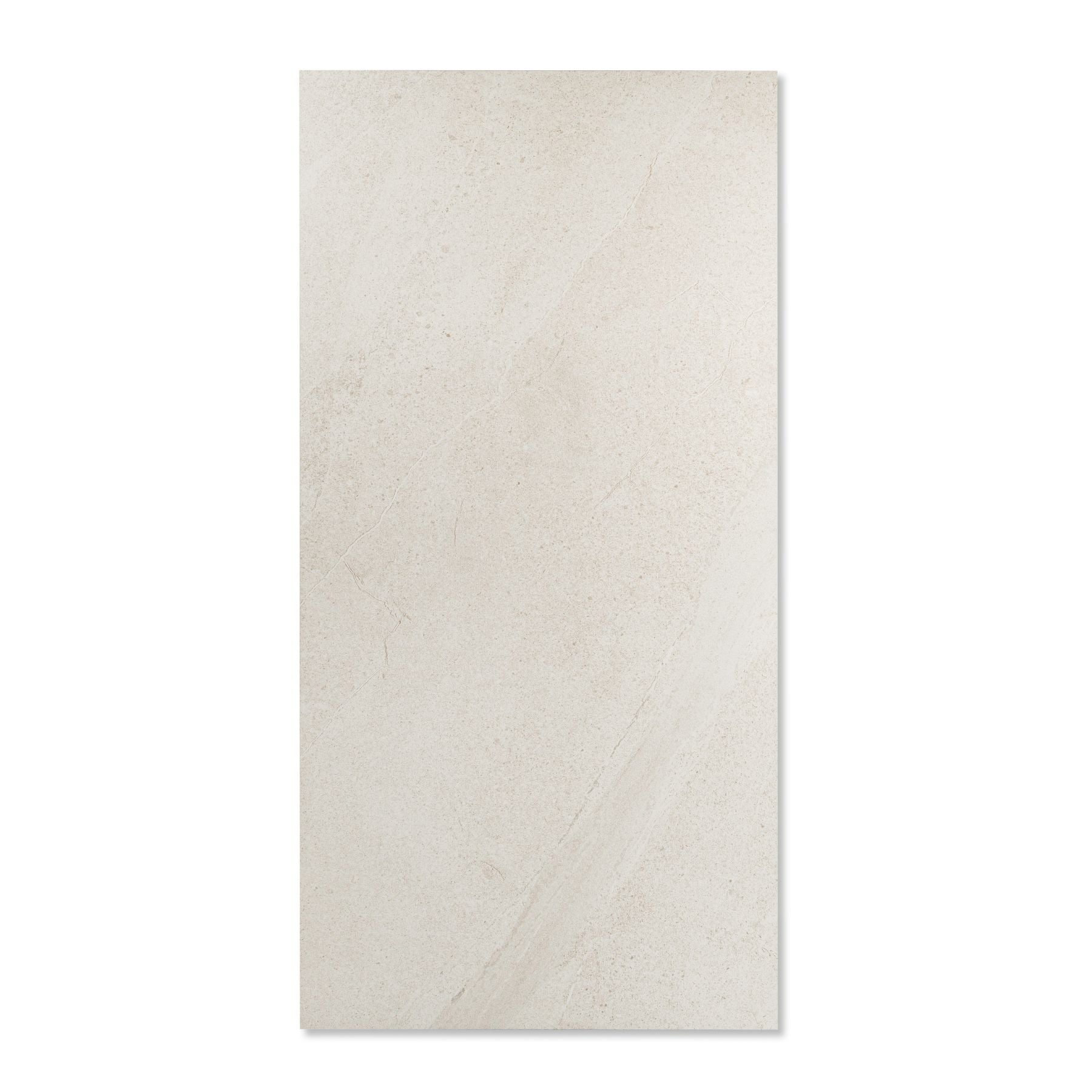 Burlington White matt marble effect porcelain tile 60x120cm with 9mm thickness features clean white tones, soft veining and elegant smooth finish.