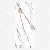 CALACUTTA BORGHINI 120x278cm marble look tile with stunning veining in a sleek glossy finish. A premium large format tile for luxurious interiors.