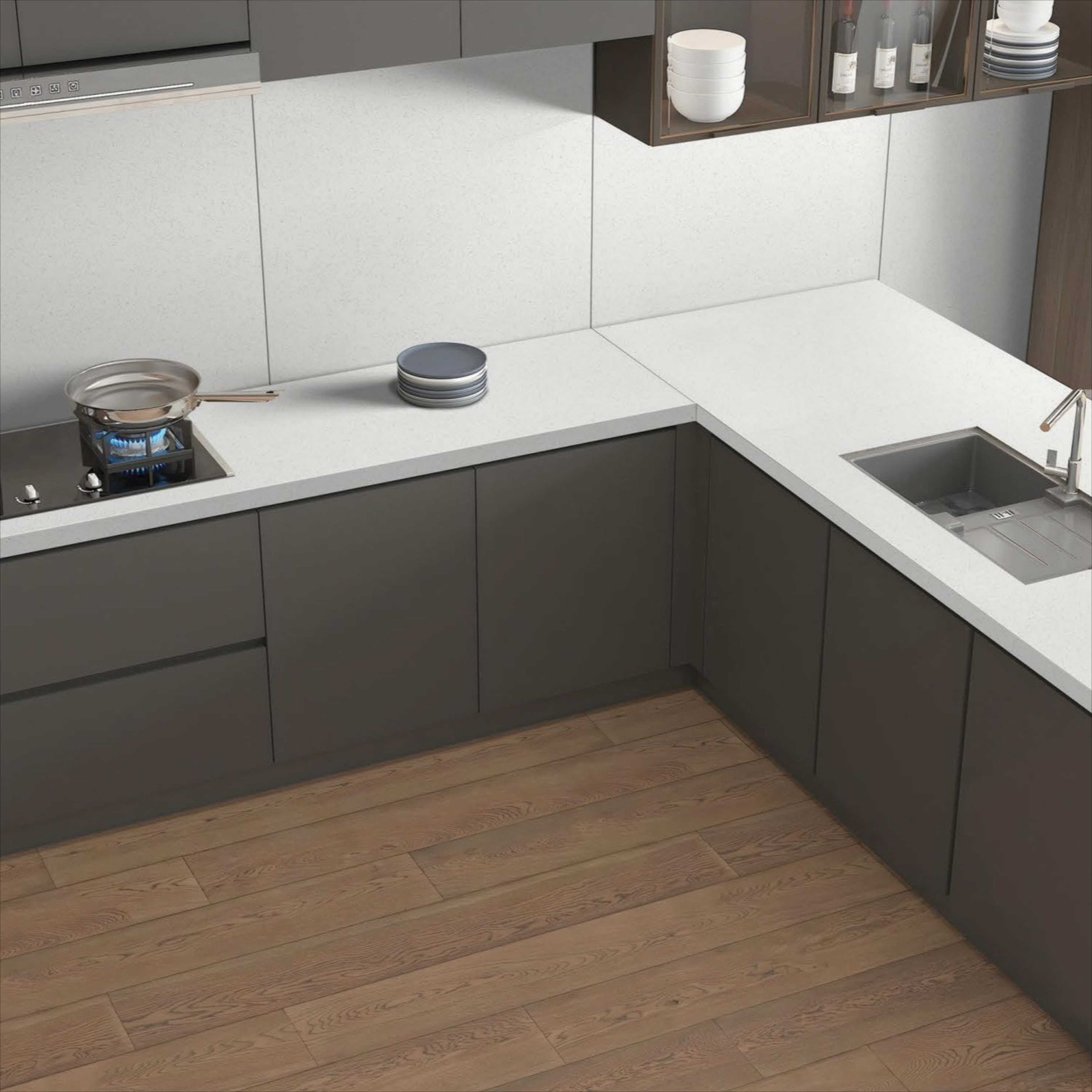 COSMO WHITE fullbody porcelain tile with elegant white design