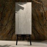 CT Silver porcelain tile 60x120cm 2mm thickness, silver stone look design, durable porcelain tile for modern floors and walls.