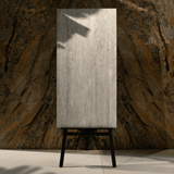 CT Silver porcelain tile 60x120cm 2mm thickness, silver stone look design, durable porcelain tile for modern floors and walls.