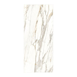 Calacatta Jewel Crystal Polish Colorbody porcelain slab 120x280cm, 9mm thick, with Random 03 Calacatta marble look for premium floors, walls and interiors.