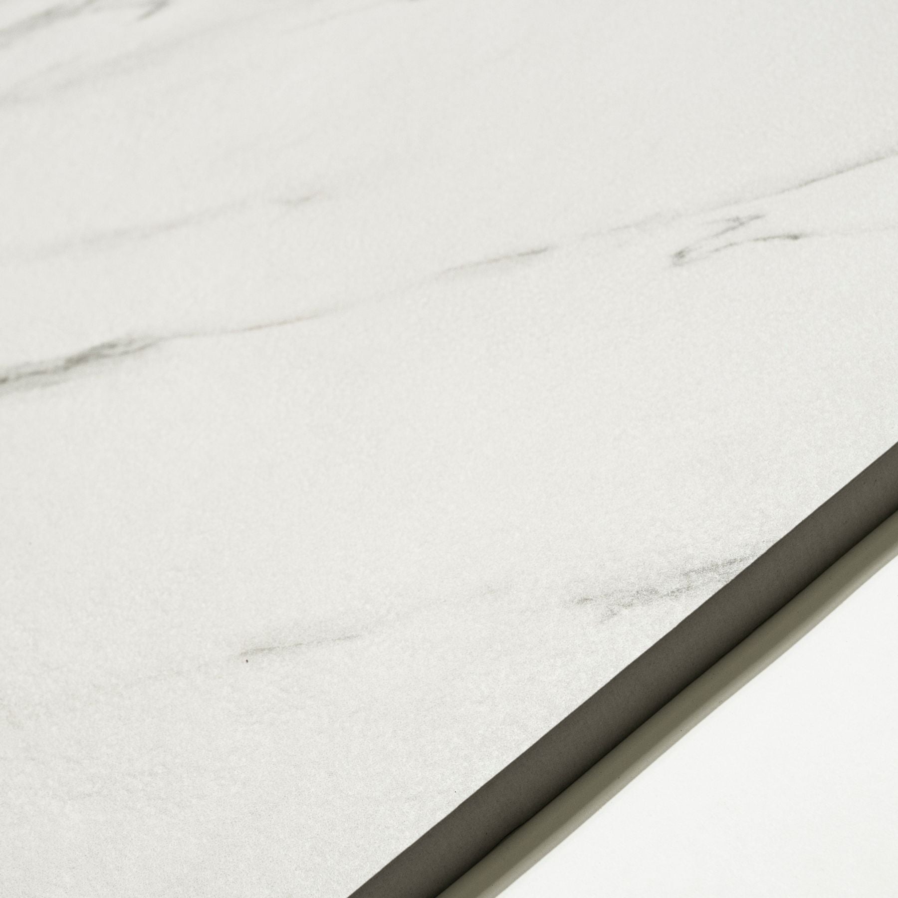 Calacatta Nexa matt porcelain tile 60x120cm x 2mm featuring elegant marble veining. Premium large format tile ideal for luxury floors and walls.