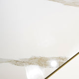 Calcatta Noir glossy marble effect porcelain tile 60x120cm with 9mm thickness features white base, bold black veining and polished finish.