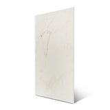 Calcatta porcelain tile in 60x120cm size featuring elegant white marble texture with soft grey veining and durable 9mm thickness for floors and walls.