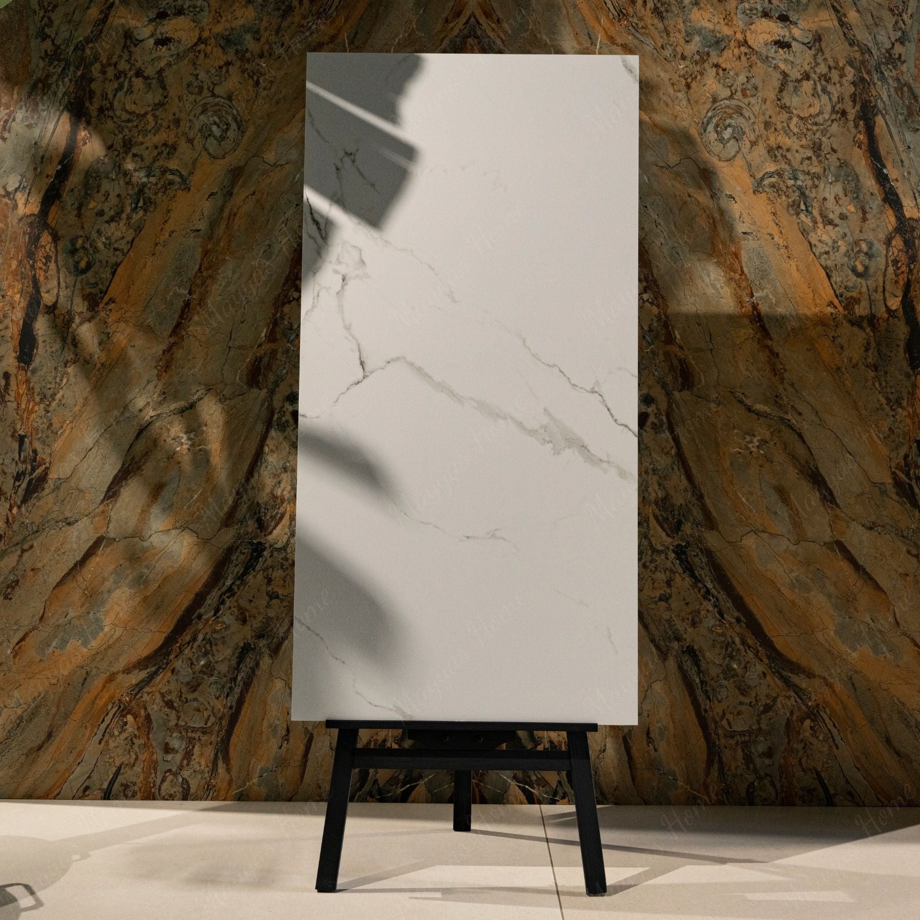 Calm Shell matte stone effect porcelain tile 60x120cm 9mm delivers soft neutral tones with durable porcelain performance for floors and walls.