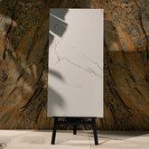 Calm Shell matte stone effect porcelain tile 60x120cm 9mm delivers soft neutral tones with durable porcelain performance for floors and walls.