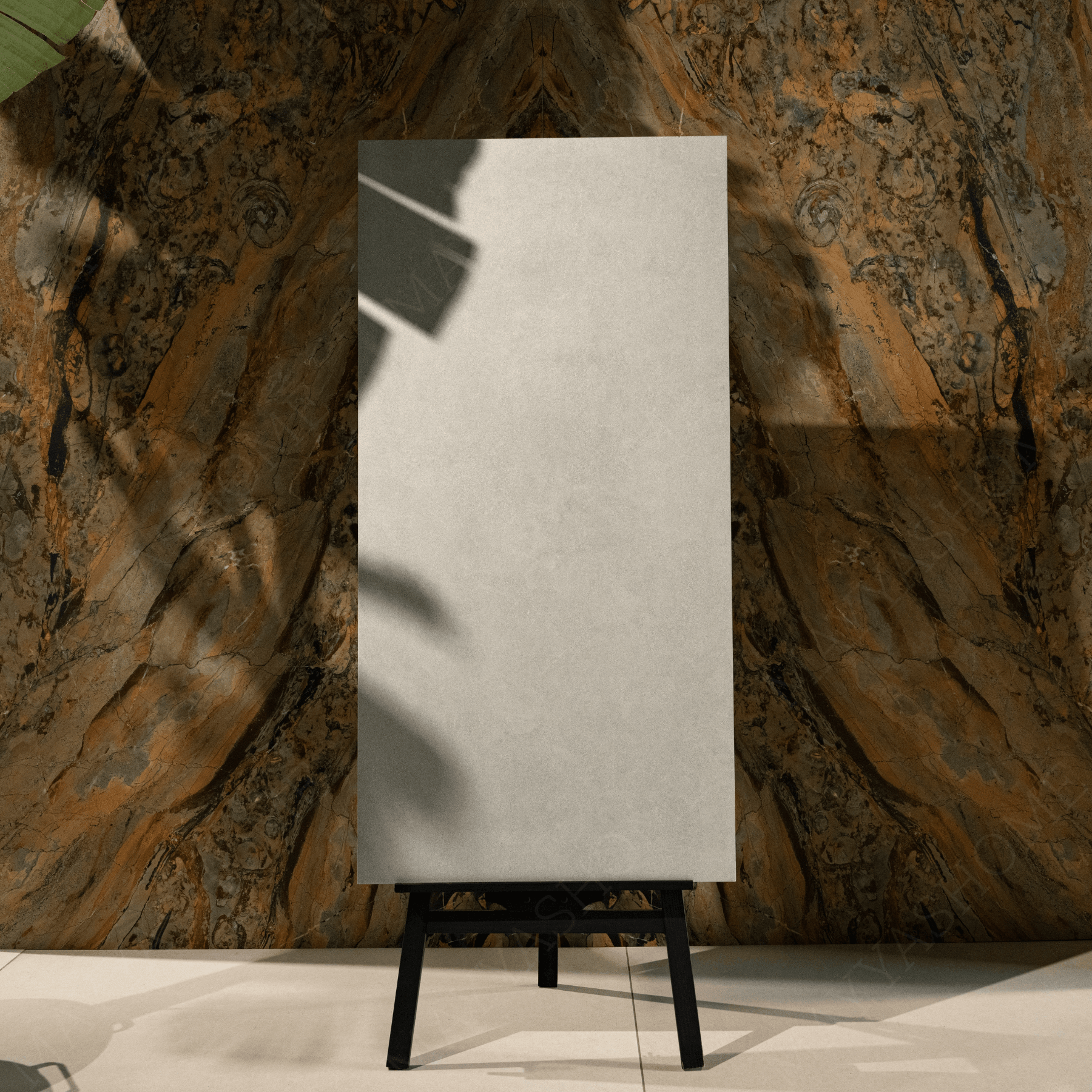 Cemento Bianco porcelain tile 60x120cm with 9mm thickness features a modern concrete look, durable porcelain body for floors and walls.