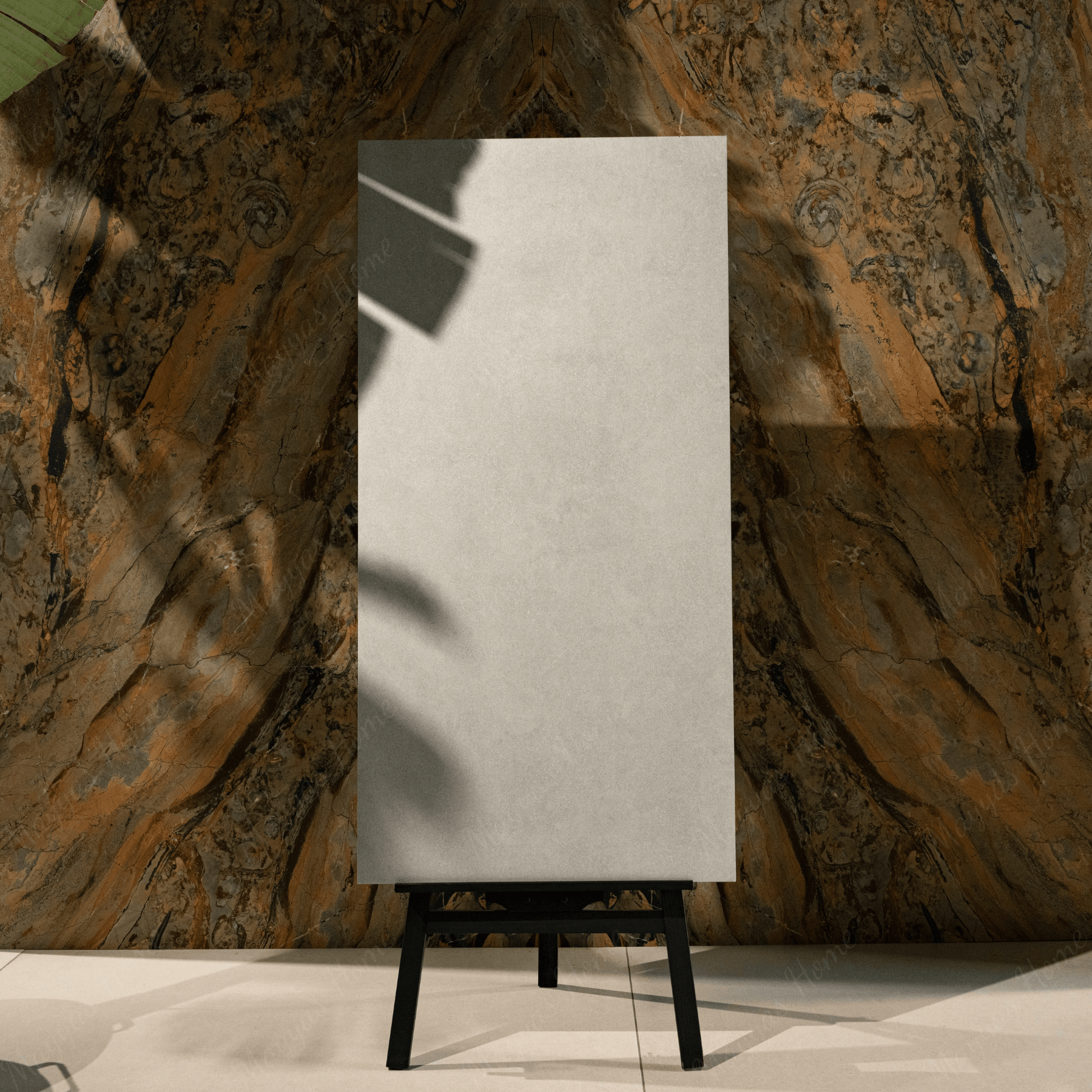 Cemento Bianco porcelain tile 60x120cm with 9mm thickness features a modern concrete look, durable porcelain body for floors and walls.