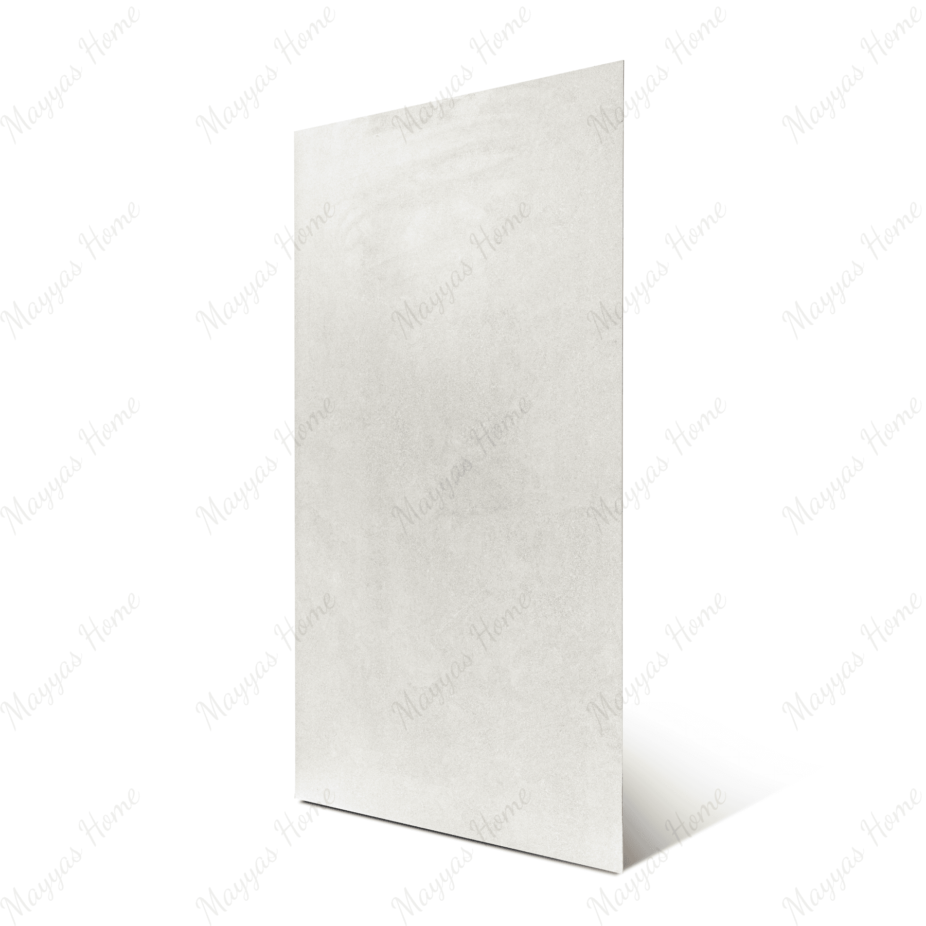 Cemento Bianco porcelain tile 60x120cm with 9mm thickness features a modern concrete look, durable porcelain body for floors and walls.
