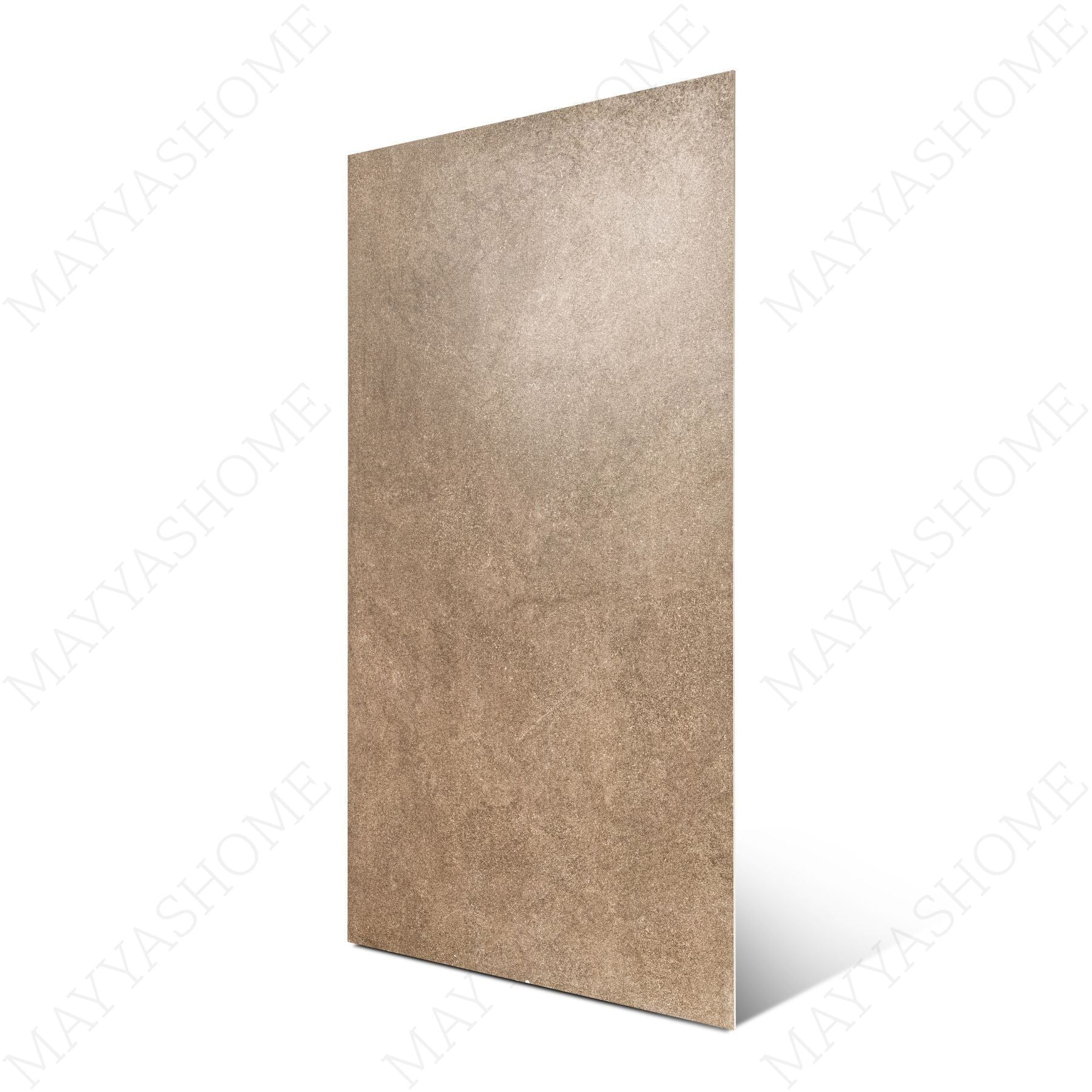 Cemento Brown porcelain tile in 60x120cm offers a warm cement look with high durability, low maintenance, and a modern finish for floors and walls.