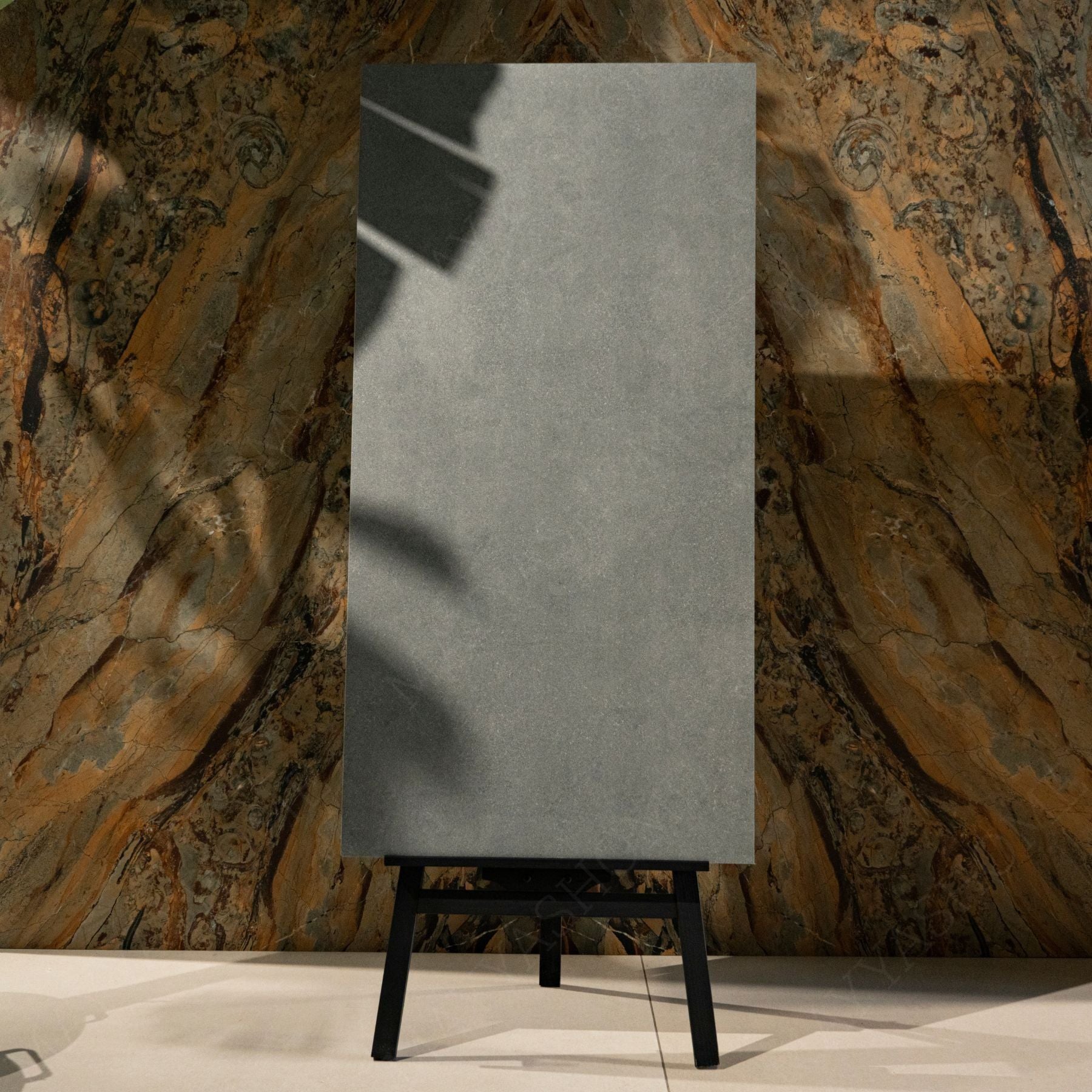 Cemento Gris porcelain tile in 60x120cm offers a contemporary cement look with durable porcelain performance, suitable for high-quality floor and wall use.