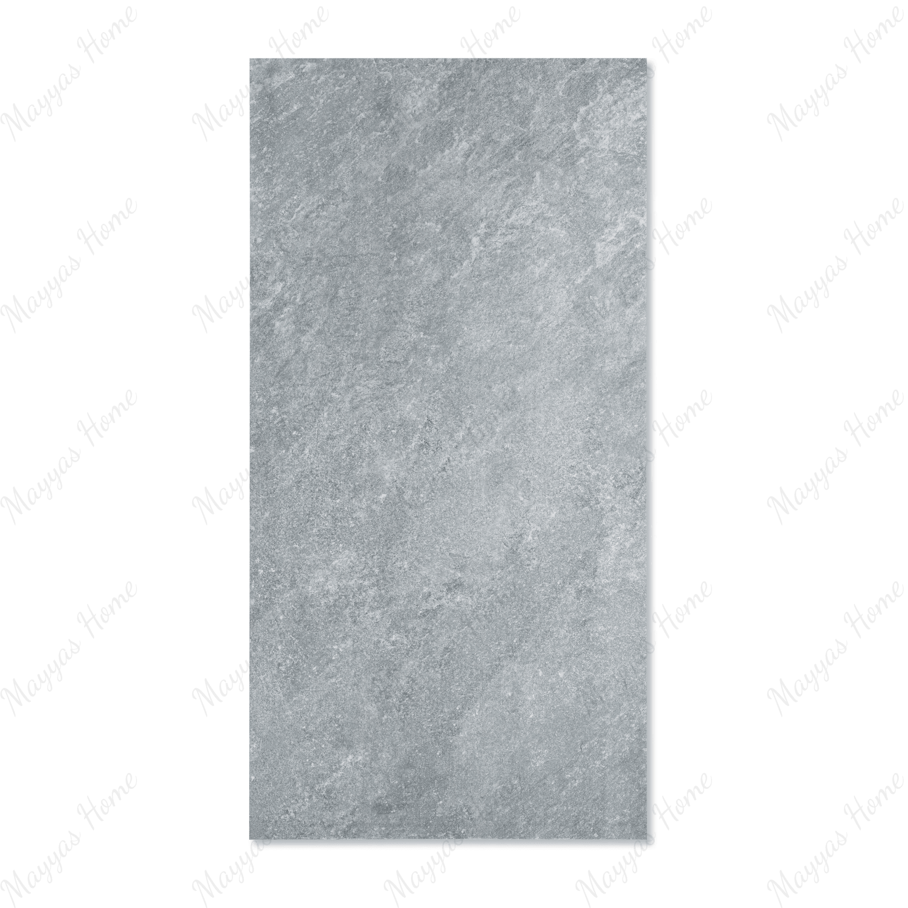 Classic Grey porcelain tile 60x120cm 2mm thickness, grey stone look design, durable porcelain tile for modern floors and walls.