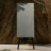 Classic Grey porcelain tile 60x120cm 2mm thickness, grey stone look design, durable porcelain tile for modern floors and walls.