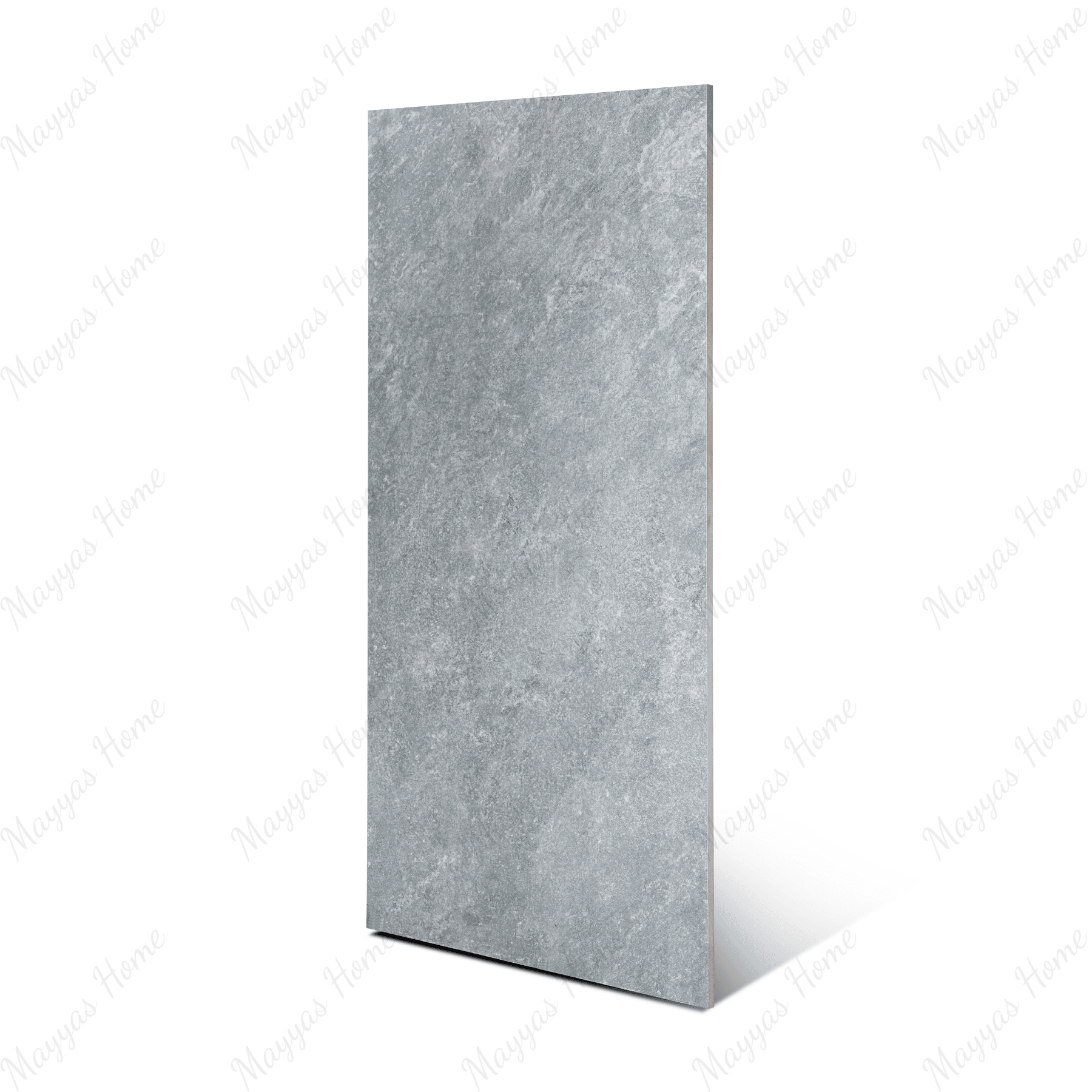 Classic Grey porcelain tile 60x120cm 2mm thickness, grey stone look design, durable porcelain tile for modern floors and walls.