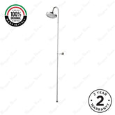 Commercial shower column with adjustable shower head, wall bracket and G1/2 female connection. Perfect for hotels, gyms, hospitals and bathrooms across UAE.