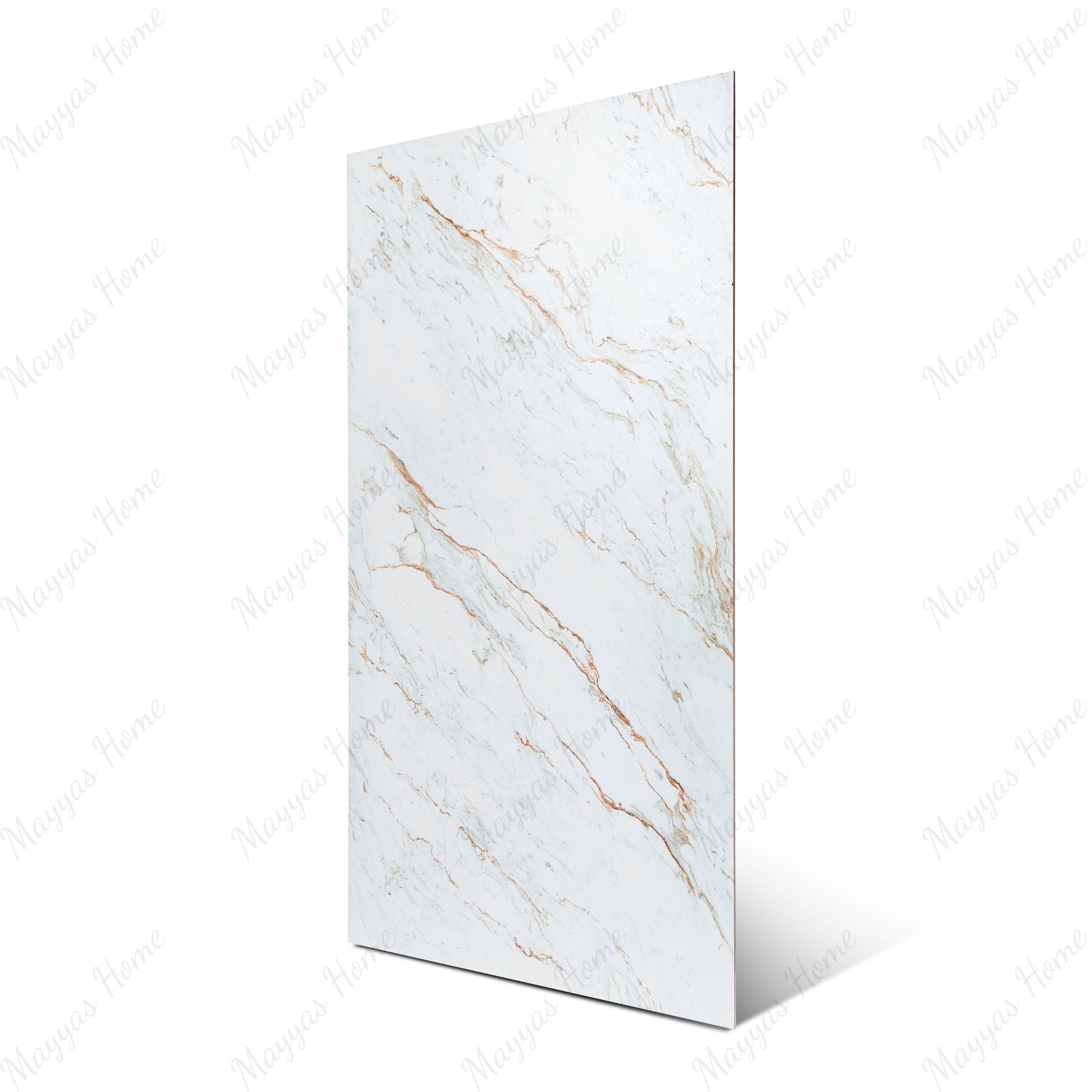 Copper Vein Statuario polished marble effect porcelain tile 60x120cm 9mm delivers luxurious white marble look with durable porcelain for floors and walls.