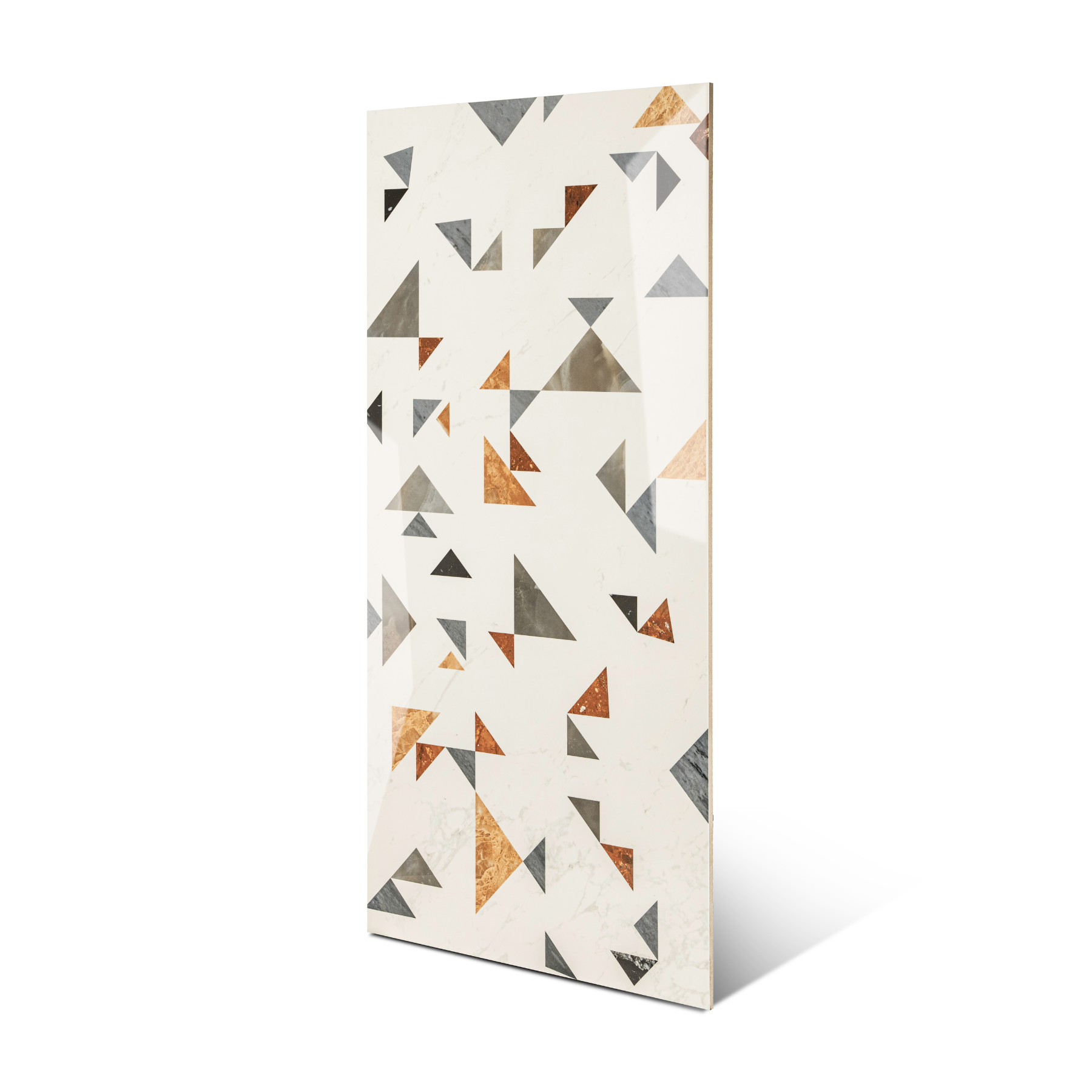 Coriander Decor porcelain tile 60x120cm 9mm thickness, earth-tone marble look with decor design, durable porcelain tile for floors and walls.