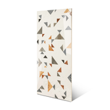 Coriander Decor porcelain tile 60x120cm 9mm thickness, earth-tone marble look with decor design, durable porcelain tile for floors and walls.