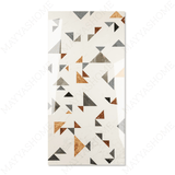 Coriander Decor porcelain tile 60x120cm 9mm thickness, earth-tone marble look with decor design, durable porcelain tile for floors and walls.