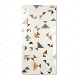 Coriander Decor porcelain tile 60x120cm 9mm thickness, earth-tone marble look with decor design, durable porcelain tile for floors and walls.