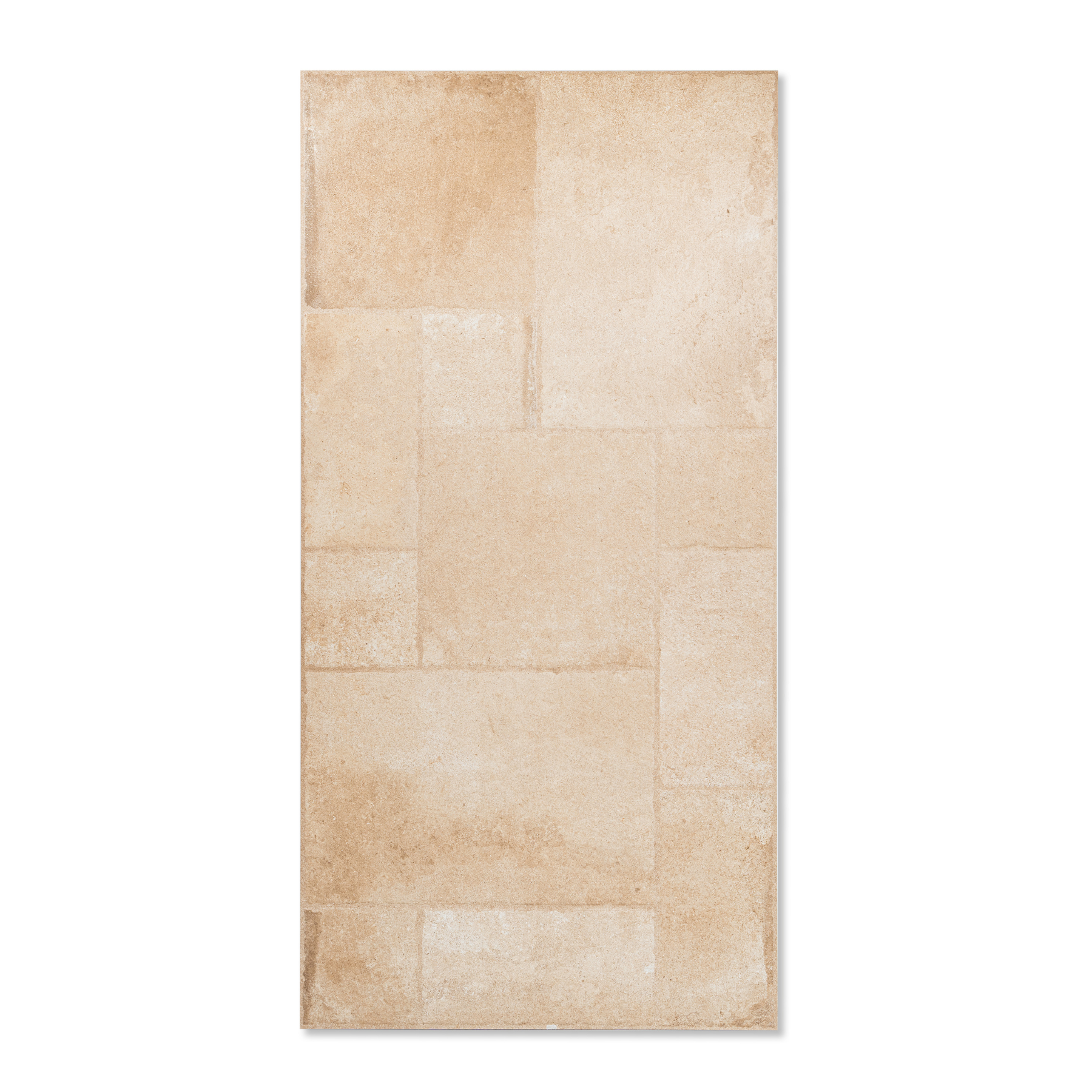 Cottage Clay Cubix porcelain tile 60x120cm 9mm thickness, clay stone look with geometric decor, durable porcelain tile for modern walls and floors.