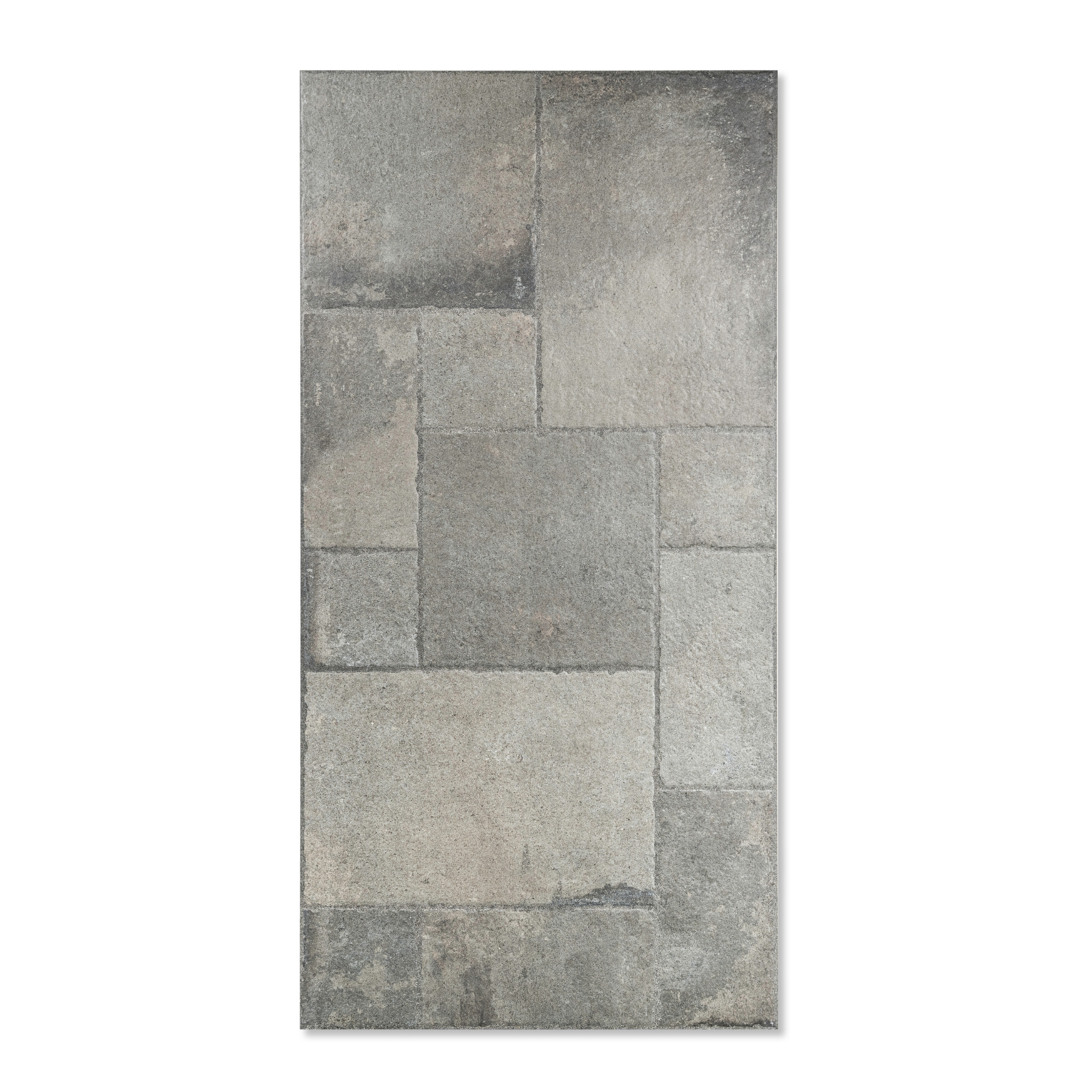 Cottage Nero Cubix porcelain tile 60x120cm 9mm thickness, black stone look with geometric decor, durable porcelain tile for modern walls and floors.