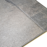 Cottage Nero Cubix porcelain tile 60x120cm 9mm thickness, black stone look with geometric decor, durable porcelain tile for modern walls and floors.