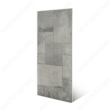 Cottage Nero Cubix porcelain tile 60x120cm 9mm thickness, black stone look with geometric decor, durable porcelain tile for modern walls and floors.