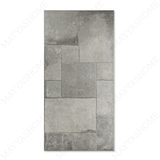 Cottage Nero Cubix porcelain tile 60x120cm 9mm thickness, black stone look with geometric decor, durable porcelain tile for modern walls and floors.