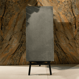 Cottage Nero Edge porcelain tile 60x120cm 9mm thickness, black stone look design, durable porcelain tile for modern floors and walls.