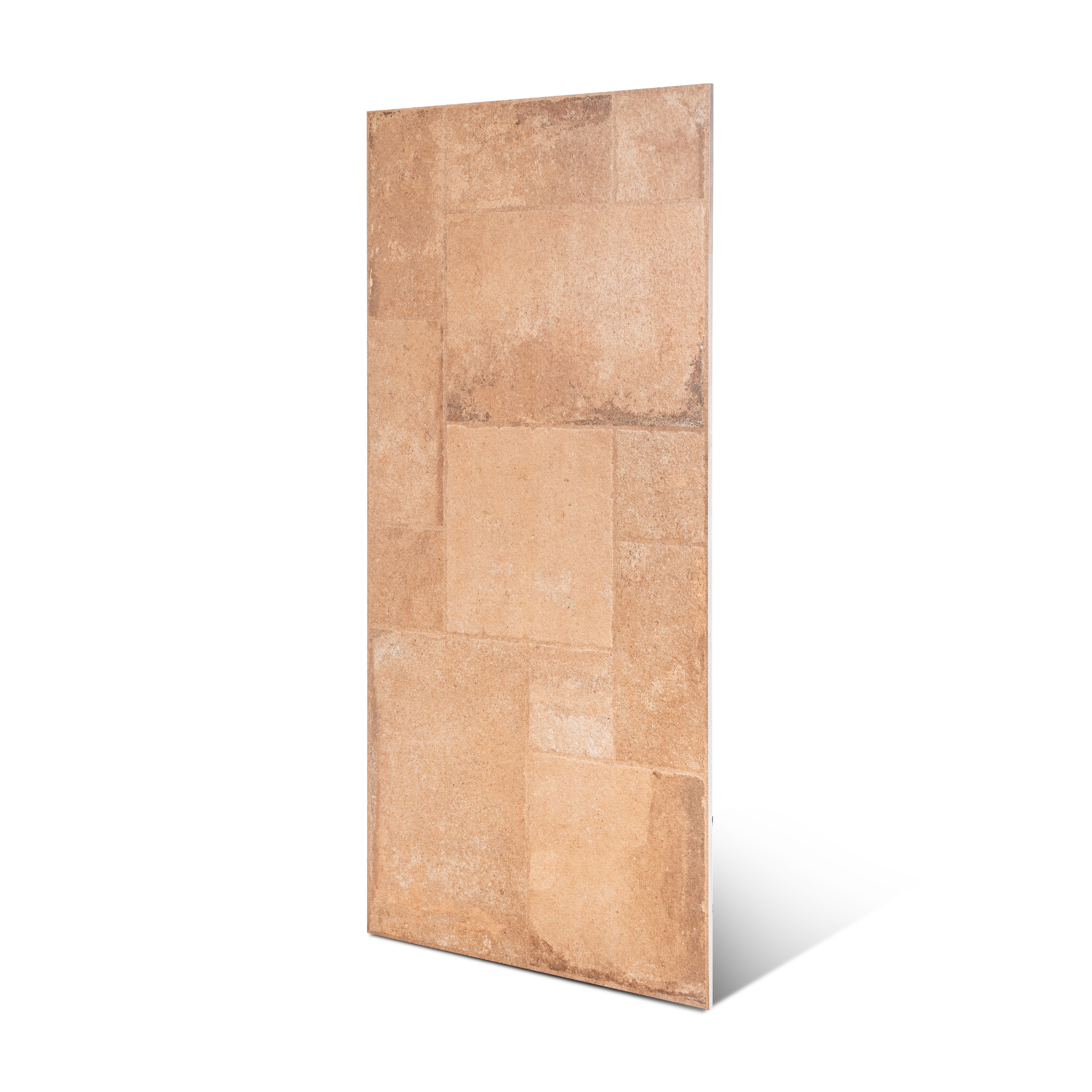 Cottage Terra Cubix porcelain tile 60x120cm 9mm thickness, terra-cotta stone look with geometric decor, durable porcelain tile for modern walls and floors.