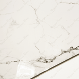 Crystal Ash porcelain tile 60x120cm 9mm thickness, ash grey marble look design, durable porcelain tile for modern floors and walls.
