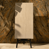 Crystal White porcelain tile 60x120cm with 9mm thickness, marble look finish, durable porcelain, ideal for floors and walls.