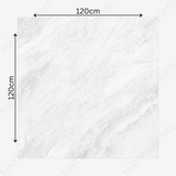 Discover ANTALIYA WHITE – a 120x120cm high gloss marble look porcelain tile. Large format, durable, and perfect for elegant floor and wall installations.