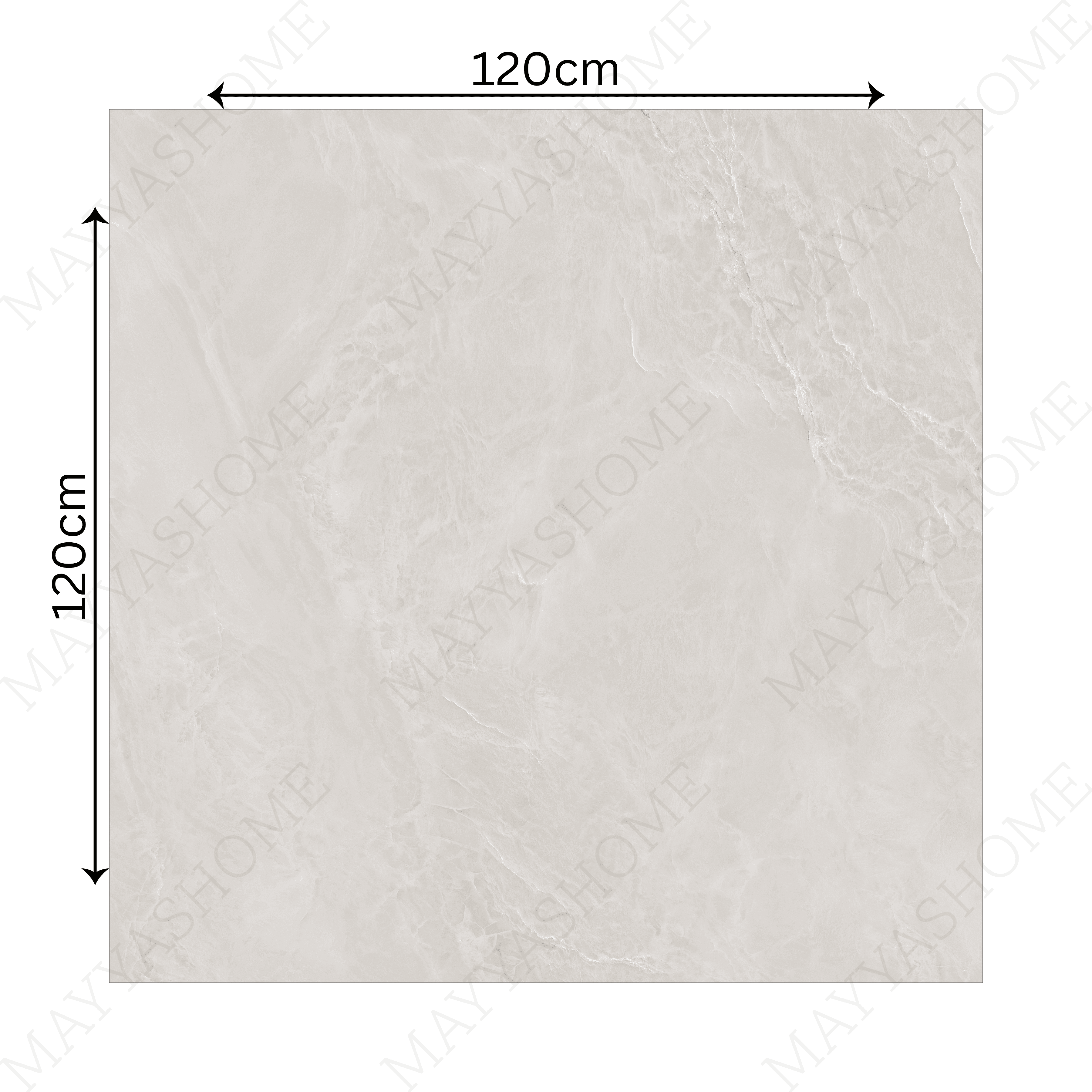 Discover ROYAL BEIGE large format porcelain tiles (120x120cm) with a 9MM glossy finish and beige marble effect. Durable, scratch-resistant, and easy to install. Perfect for elegant residential and commercial interiors.