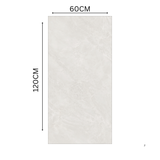 Discover the ROYAL BEIGE large format porcelain tile, 60x120cm with a glossy beige marble-look finish. Durable 9MM porcelain tile perfect for floors and walls, combining elegance, durability, and easy installation.