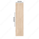 EMIENT CREMA 20x120cm porcelain tile features a matte cream wood look, 09MM thick—perfect for calm, stylish interiors with easy care and durability.