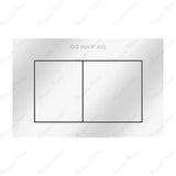 Elegant Slate White Polished flush plate - dual-flush design, durable build, modern look & water-saving performance Ideal for Standard & contemporary bathrooms.