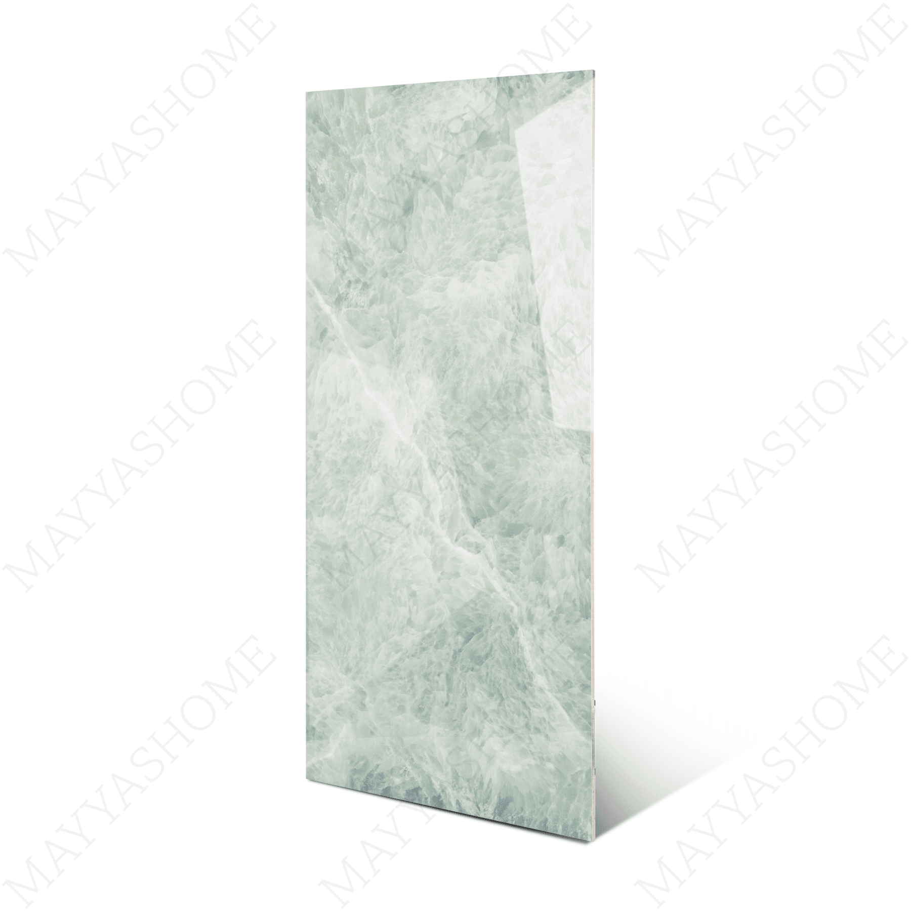 Emerald Fur porcelain tile 60x120cm 9mm thickness, green marble look design, durable porcelain, ideal for modern floors and walls.