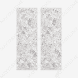 Enhance your space with stone look tiles in grey, featuring intricate carving details and a refined matt finish. Ideal for large format tiles.