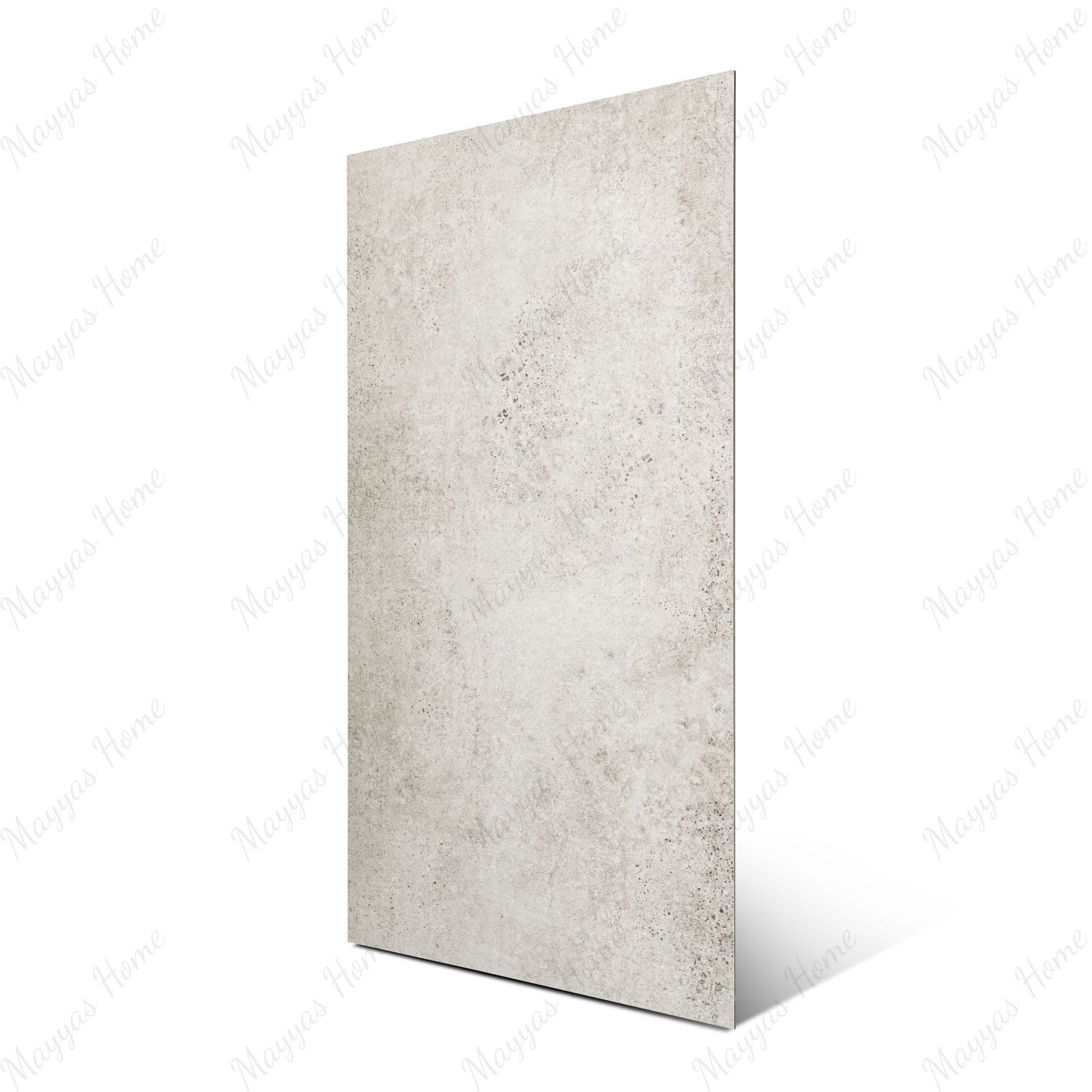 Essence Mist porcelain tile 60×120cm with soft concrete texture, durable porcelain body, ideal for modern floors and walls.