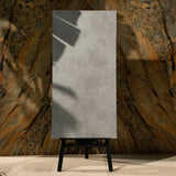 Eva Grey porcelain tile in 60x120cm size featuring elegant grey tones, soft stone texture and durable 9mm thickness for floors and walls.