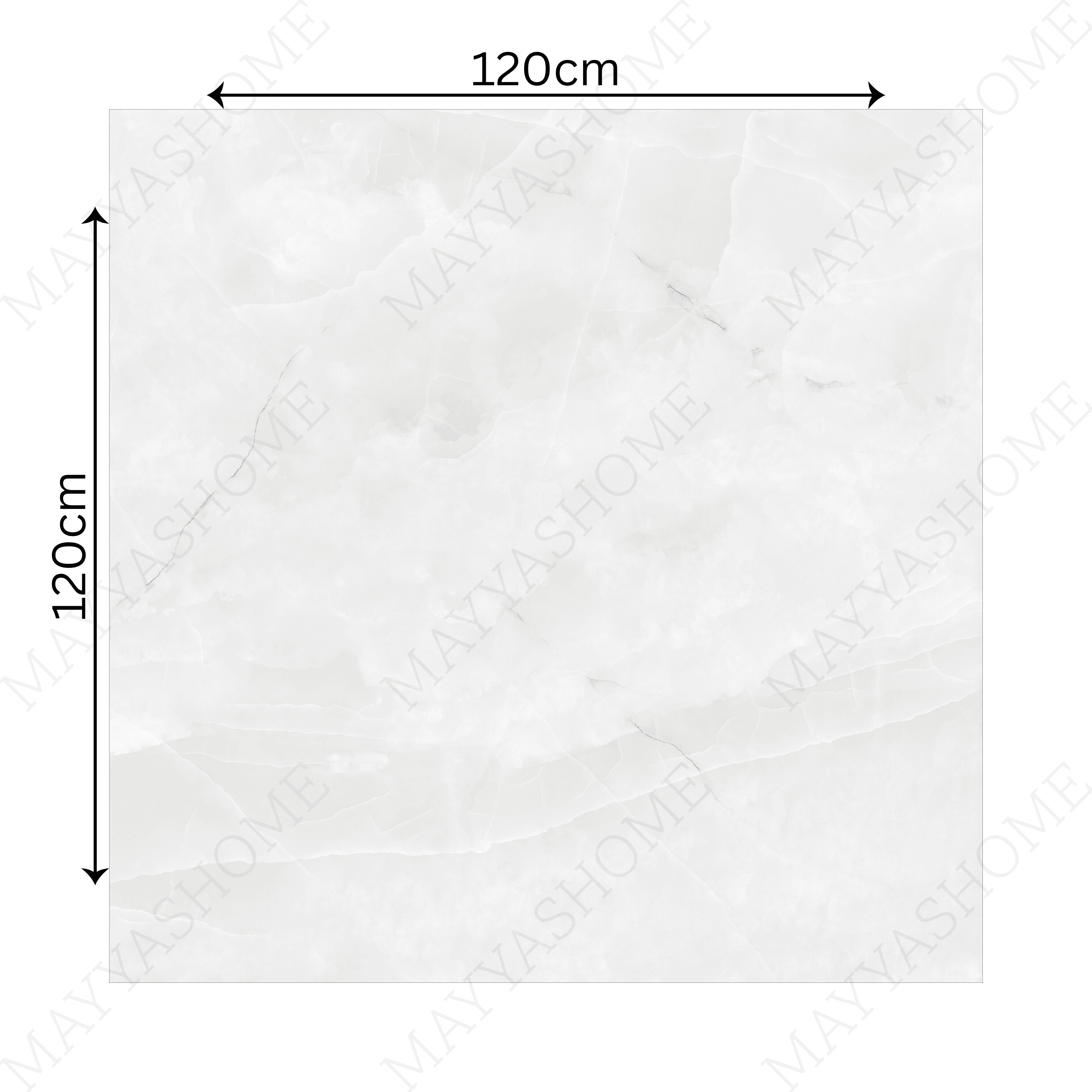 Explore ONYX LAUREL large format porcelain tiles (120x120cm) with a 9MM glossy finish and marble effect. Durable, scratch-resistant, and easy to install. Ideal for upscale residential and commercial interiors.