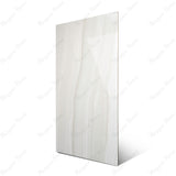 Explore the GLACIER WHITE large format porcelain tile, 60x120cm with a glossy marble-look finish. Durable 9MM porcelain tile ideal for floors and walls, offering elegance, easy installation, and lasting beauty.