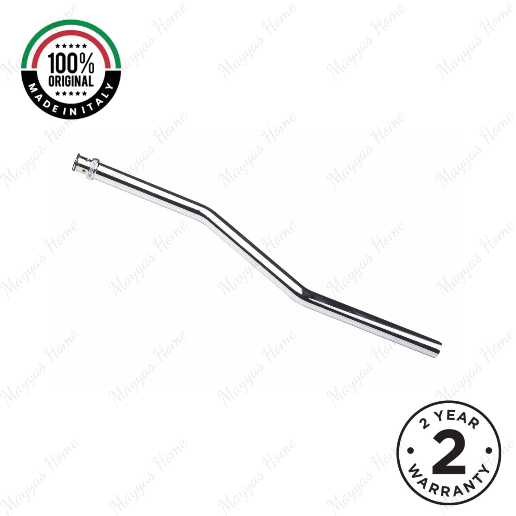 External telescopic S exhaust pipe with Ø25mm outlet for exposed plumbing systems. Ideal for commercial, hospitality and residential bathroom projects in UAE.