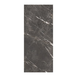 Flurry Black Shape+ Colorbody porcelain slab 120x280cm, 9mm thick, with bold veining and black marble character for floors, walls and modern interiors.