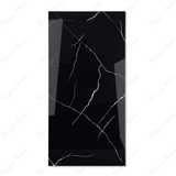 Forest Black porcelain tile 60x120cm 9mm thickness, bold marble look design, durable porcelain, ideal for luxury floors and walls.